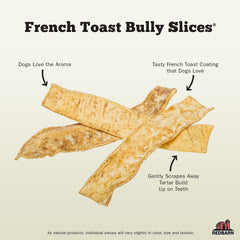 Redbarn Bully Slices dental-care closeup illustrates chewing action for dental health.
