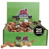 Redbarn Bully Springs pack25 main view, bulk long-lasting dog chew.