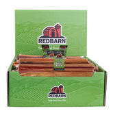Redbarn bully stick 7in case front view — long-lasting single-ingredient beef chew.