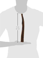 Redbarn Bully Sticks 12-inch texture close-up reveals natural chew texture for satisfying gnawing