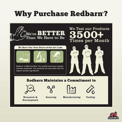 Redbarn Lamb Roll packaging emphasizes USA-made quality and convenient storage until opened