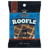 Redbarn Roofle premium dog treats front packaging, convenient 10-count snack option for all life stages