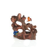 Redfeiyang natural sunken wood cave hideout provides natural hiding spots and aquarium appeal.