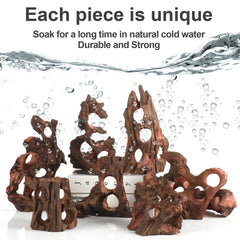 Redfeiyang tree cave modeling offers exploration-friendly tunnels for betta and reptiles.