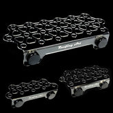 Reefing Art frag rack 12x4 neatly organizes frag plugs for quick access and propagation.