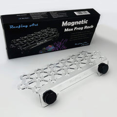 Reefing Art frag rack 41-frags-capacity supports larger propagation setups with ample space.