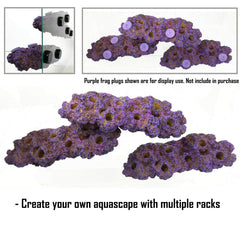 Reefing Art compact frag rack design simplifies daily frag placement and maintenance.