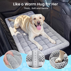 REEVAA Dog Bed Mat chew-resistant design supports durable travel