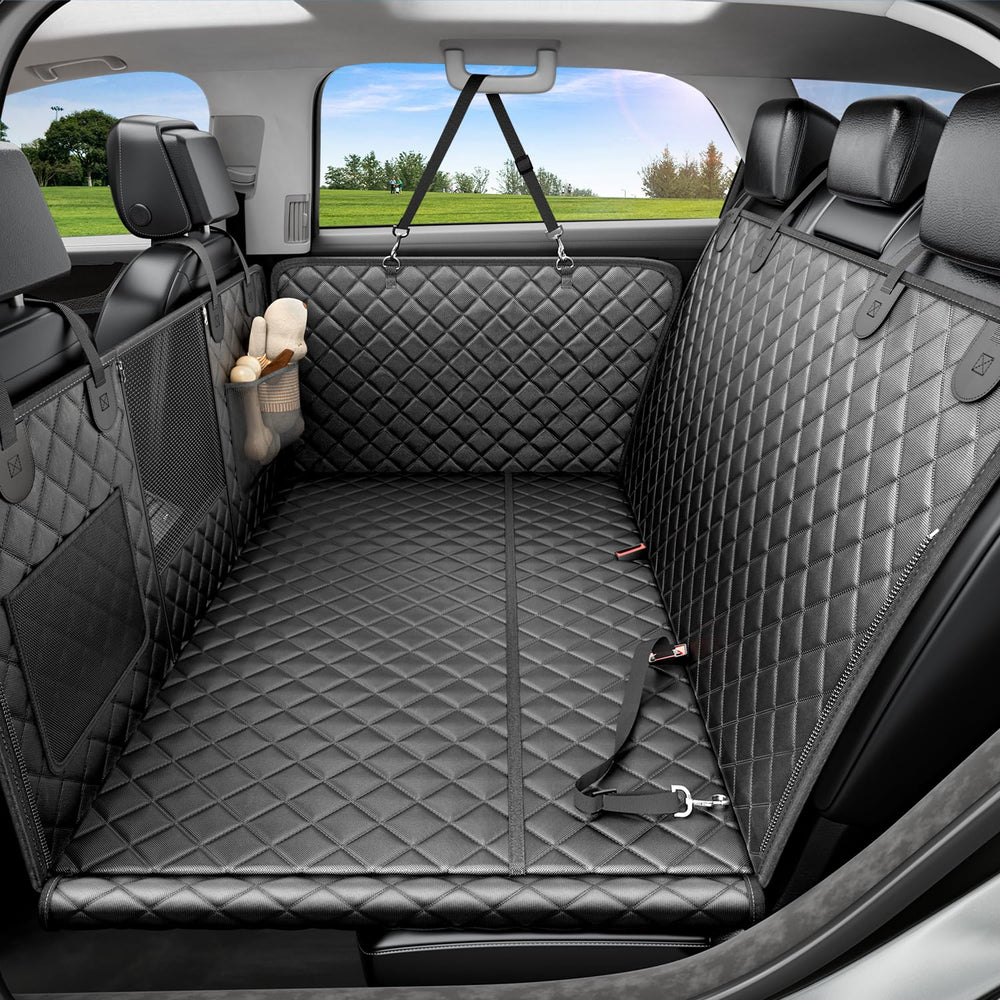 REEVAA dog car seat cover back seat protects upholstery during travel