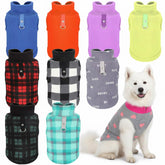 Reginary 10-pack 3XL dog sweaters plaid keeps your pup warm on chilly outdoor walks.