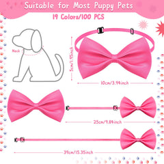 Reginary adjustable bow tie on dog—secure fit and quick dressing for busy pet days.