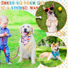 Reginary adjustable triangle dog bib fits most breeds securely during outings
