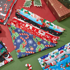 Reginary Christmas dog bandana worn on a dog during holiday photos.