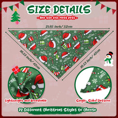 Reginary dog bandana adjustable size ensures secure, comfortable fit for most dogs.