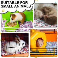 Reginary soft fleece blanket provides warmth and comfort for small pets.