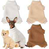 Reginary winter dog pajamas white set view provide cozy warmth for chilly walks