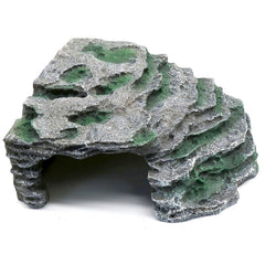 relaqcc Large Reptile Hide shale scape entrance demonstrates secure den and basking option
