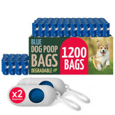 Reli biodegradable dog poop bags 1200 pack: durable and eco-friendly for every walk