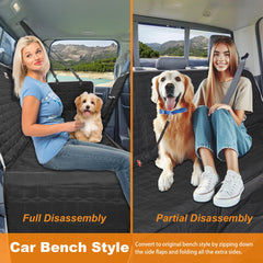 Reliadura Dog Hammock mesh window improves airflow and helps dogs stay calm.