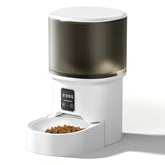 Relihom automatic cat feeder front view showing accessible feeding area for timed meals