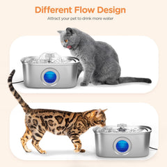 Rellaty 108oz capacity cat fountain ensures days of hydration
