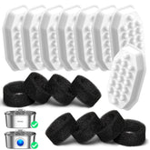 Rellaty cat water fountain filters 12-pack for clean hydration and fresher-tasting water.