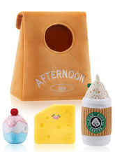 Remedare coffee cupcake plush toy with squeaker promotes active play and engagement