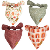Remy+Roo Extra Large Spring Bandana in coordinated patterns for everyday walks.