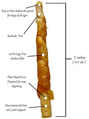 Rena's Recipe Twisty Sticks with glucosamine supports joint health in dogs.