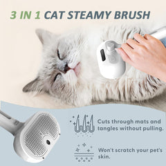 ReNu Dog Brush Fresh Fur Shower Brush with steam mist therapy for calming grooming sessions.