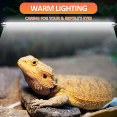 REPTI HOME long-tube UVB lamp provides wide coverage