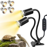 REPTI HOME Turtle Basking Light with Cycle Timer for consistent day-night cycles.