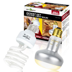 REPTI ZOO 100W basking lamp heats a focused spot for daily reptile warmth.