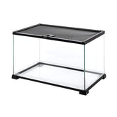 REPTI ZOO full glass 15-gallon tank side view for easy observation of your reptile