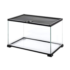 REPTI ZOO full glass 15-gallon tank side view for easy observation of your reptile