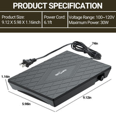 REPTI ZOO heat panel no-light disruption supports restful sleep