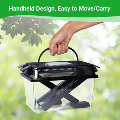 REPTI ZOO lid-ventilated-detachable enables quick cleaning and airflow