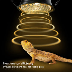 REPTI ZOO low-profile fixture sits atop mesh lid for space-saving setup.