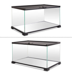 REPTI ZOO sliding screen top with feeding hole for easy access