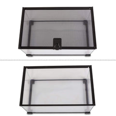 REPTI ZOO transparent PVC tray holds water and substrate neatly