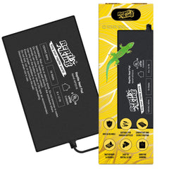 ReptiKing heat pad front view shows compact 8x12 size for even warmth.