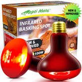 REPTI MATE bombilla infrarroja 100W emite calor estable para terrarios.