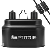 REPTITRIP dual reptile light fixture switches enable independent heat and UVB control.