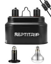 REPTITRIP dual reptile light fixture delivers even illumination for terrariums