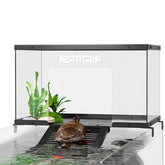 REPTITRIP turtle basking platform front view highlighting stable non-slip surface for climbing