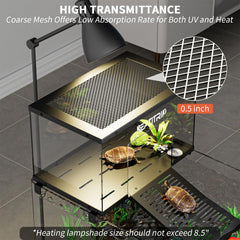 REPTITRIP turtle ramp non-slip close-up shows grip features for steady ascents