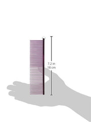 Resco professional anti-static grooming comb close-up showing 1.5-inch pins and brass shank for durability.