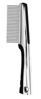 Resco rotating pin comb with ergonomic handle for comfortable grooming sessions