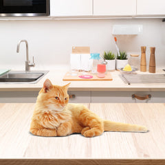 RESILIA pet deterrent tiles 2-pack beige keep dogs and cats off counters during meals.