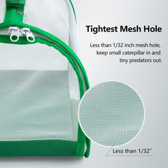 RESTCLOUD caterpillar enclosure breathable mesh enables safe airflow during growth